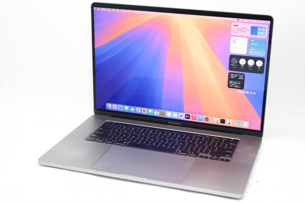 ゲーミングPC  良品 3K対応 16型 Apple MacBook Pro A2141-2019 グレー macOS 15 Sequoia(正規Win11追加可) 九世代 i7-9750H 16GB NVMe 512GB-SSD Radeon Pro 5300M カメラ 無線 管:1430h