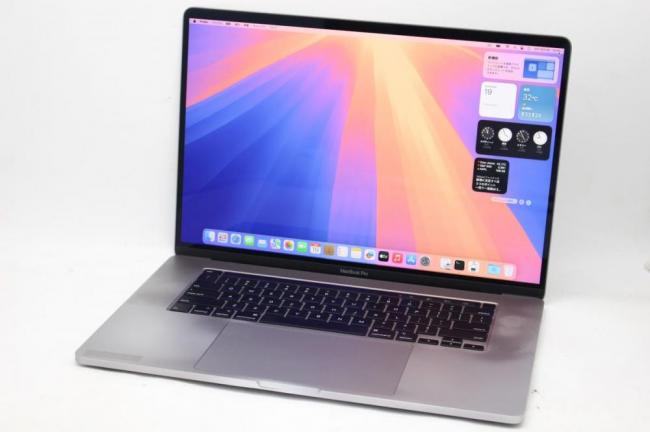 ゲーミングPC  良品 3K対応 16型 Apple MacBook Pro A2141-2019 グレー macOS 15 Sequoia(正規Win11追加可) 九世代 i7-9750H 16GB NVMe 512GB-SSD Radeon Pro 5300M カメラ 無線 管:1604h
