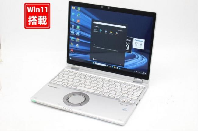 中古良品 2.8K対応 タッチ 12型 Panasonic Let’s note CF-QV9RDAVS Windows11 第10世代 i5-10310u 8GB NVMe 256GB-SSD カメラ 無線Wi-Fi6 Office付 中古パソコン 管:1742s