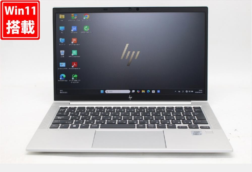 中古美品 フルHD 13.3型 HP ELitebook 830G7 Windows11 第10世代 i7-10510U 16GB NVMe 256GB-SSD カメラ 無線Wi-Fi6 Office付 中古パソコン 管:0967w