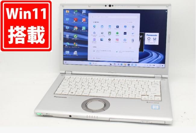 充放電回数33回  良品 フルHD 14型 Panasonic Let's note CF-LV8 Windows11 八世代 i5-8365U 8GB 256GB-SSD カメラ 無線 Office付 中古パソコン 管:1507m