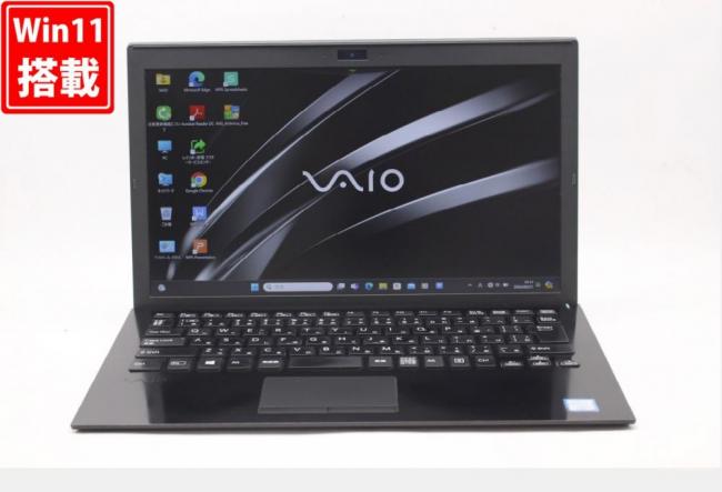 良品 フルHD 13.3型 SONY VAIO VJPG11C11N Windows11 八世代 i5-8250U 8GB 256GB-SSD カメラ 無線 Office付 中古パソコン 税無 管:1015w