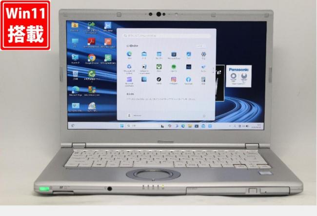 充放電回数96回 良品 フルHD 14型 Panasonic Let's Note CF-LV8SDKVS Windows11 第8世代 i7-8665u 16GB 512GB-SSD カメラ 無線Wi-Fi6 Office付き 中古パソコン 管:1070r