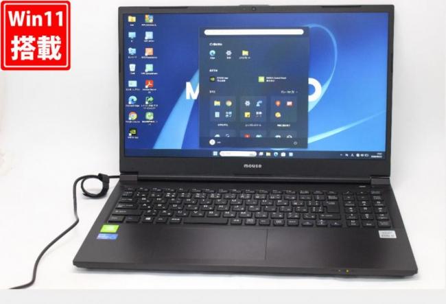 訳有 フルHD 15.6型 MOUSE K5-i7CMLCB Windows11 第10世代 i7-10750H 16GB NVMe 1TB-SSD NVIDIA MX320 カメラ 無線 Office付き 中古パソコン 管:1751v