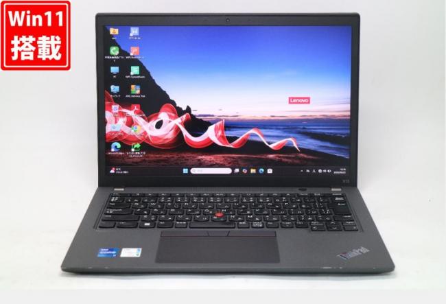 中古 フルHD対応WUXGA 13.3型 Lenovo ThinkPad X13 Gen2 Windows11 第11世代 i7-1165G7 16GB NVMe 512GB-SSD カメラ 無線Wi-Fi6 Office付き 中古パソコン 管:1037w