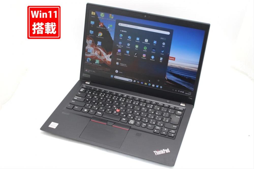 良品 フルHD 13.3型 Lenovo ThinkPad T14s Windows11 第10世代 i5-10310u 16GB NVMe 256GB-SSD カメラ 無線Wi-Fi6 Office付き 中古パソコン 管:1111s