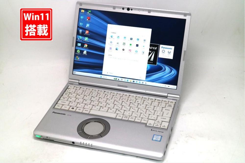 中古 フルHD対応WUXGA 12.1型 Panasonic Let's note CF-SV78R8QP Windows11 第8世代 i7-8650u 16GB 256GB-SSD + 500GB-HDD カメラ 無線 Office付き 中古パソコン 管:1113s