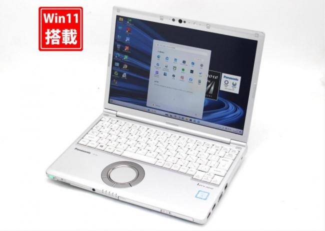 中古 フルHD対応WUXGA 12.1型 Panasonic Let's note CF-SV7UFKVS Windows11 第8世代 i7-8650U 16GB 512GB-SSD カメラ 無線 Office付き 中古パソコン 管:1635s