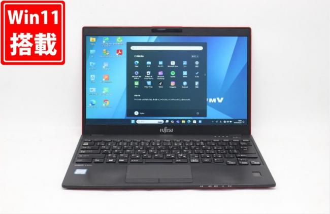 中古 フルHD 13.3型 Fujitsu LIFEBOOK U939B Windows11 第8世代 i5-8365U 8GB 256GB-SSD 無線 Office付き 中古パソコン 税無 管:1834j
