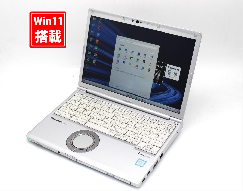 中古 フルHD対応WUXGA 12.1型 Panasonic Let's note CF-SV7UFKVS Windows11 第8世代 i7-8650U 16GB 512GB-SSD カメラ LTE 無線 Office付き 中古パソコン 管:1834s