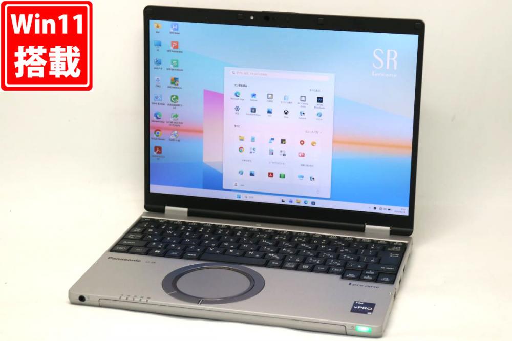 使用710時間 良品 フルHD 12.4型 Panasonic Let’s note CF-SR4RDAAS グレー Windows11 10コア 第13世代 i5-1345u 16GB NVMe 256GB-SSD カメラ 無線Wi-Fi6 Office付き 中古パソコン 管:0923h