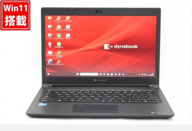 良品 フルHD 13.3型 TOSHIBA dynabook SZLSB Windows11 第11世代 i3-1115g4 8GB NVMe 256GB-SSD カメラ 無線Wi-Fi6 Office付 中古パソコン 管:1016r