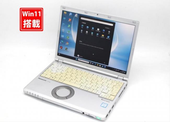 中古良品 フルHD対応WUXGA 12.1型 Panasonic Let's note CF-SZ6Z16VS Windows11 七世代 i7-7600u 16GB 512GB-SSD カメラ LTE 無線 Office付き 中古パソコン 管:1450s