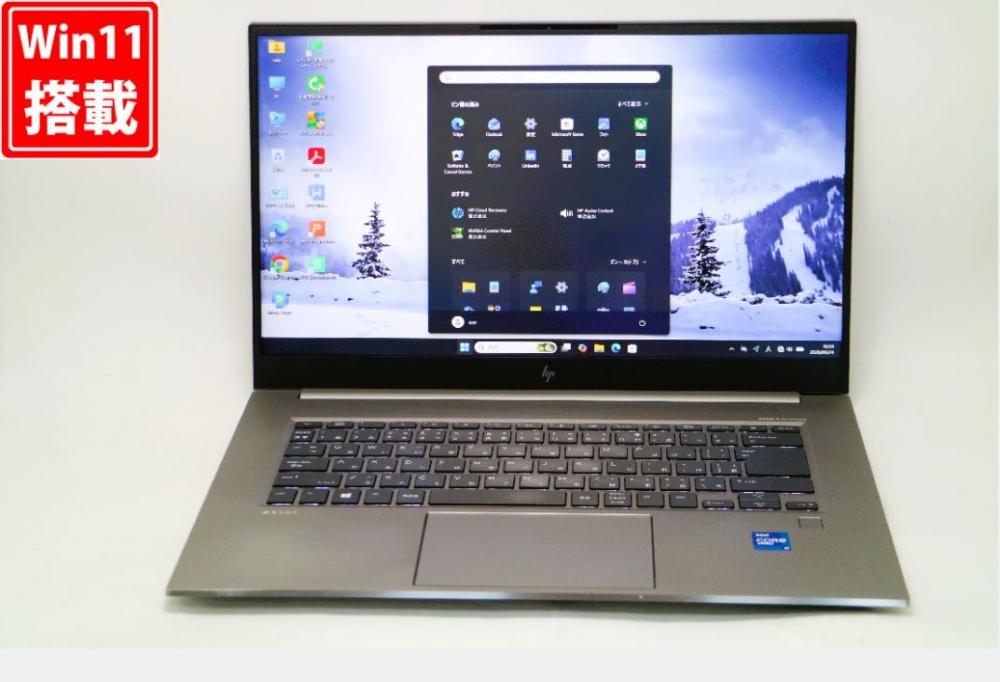 ゲーミングPC 良品 フルHD 15.6型 HP ZBook Studio 15.6 G8 Windows11 8コア 第11世代 i7-11850H 32GB NVMe 1TB-SSD NVIDIA RTX A2000 Laptop カメラ 無線Wi-Fi6 Office付き 中古パソコン 管:1