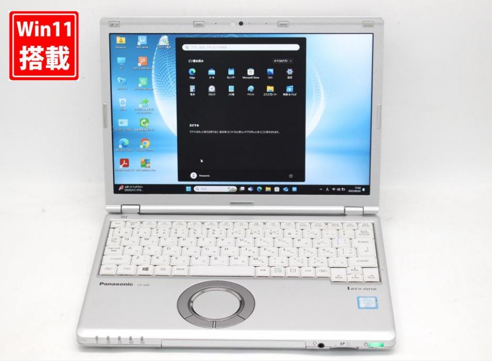 中古良品 フルHD対応WUXGA 12.1型 Panasonic Let's note CF-SZ6Z16VS Windows11 七世代 i7-7600u 16GB 512GB-SSD カメラ LTE 無線 Office付き 中古パソコン 管:1650s