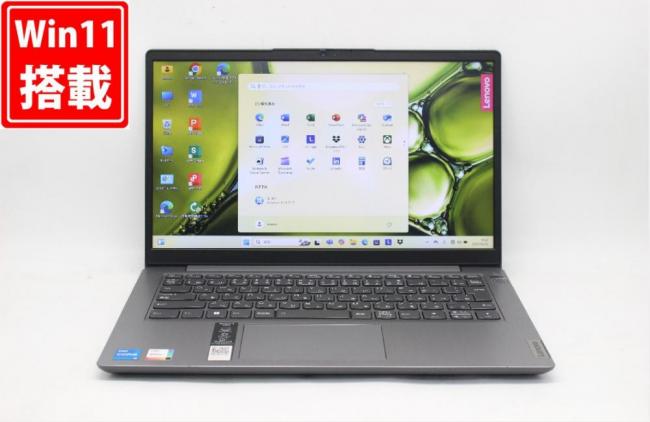 中古美品 フルHD 14型 Lenovo Ideapad 3 14ITL6 Windows11 第11世代 i5-1135G7 16GB NVMe 256GB-SSD カメラ 無線Wi-Fi6 Office付き 中古パソコン 管:1721j