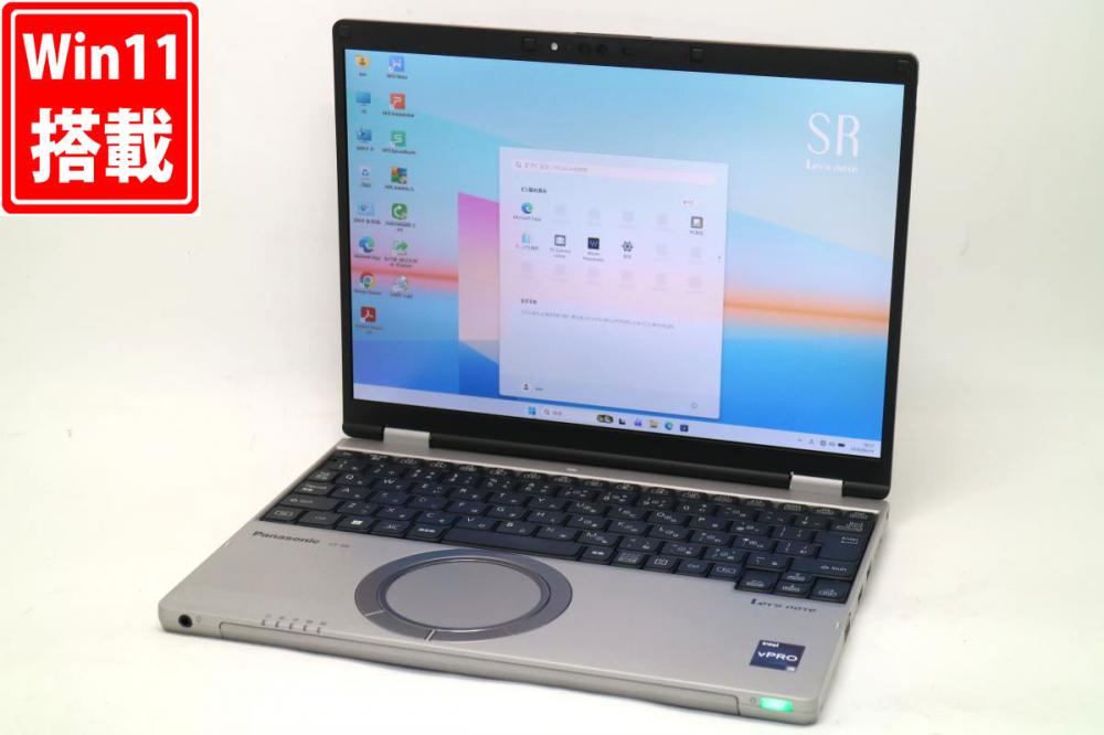 使用970時間 中古 フルHD 12.4型 Panasonic Let’s note CF-SR4RDAAS グレー Windows11 10コア 第13世代 i5-1345u 16GB NVMe 256GB-SSD カメラ 無線Wi-Fi6 Office付き 中古パソコン 管:1850h