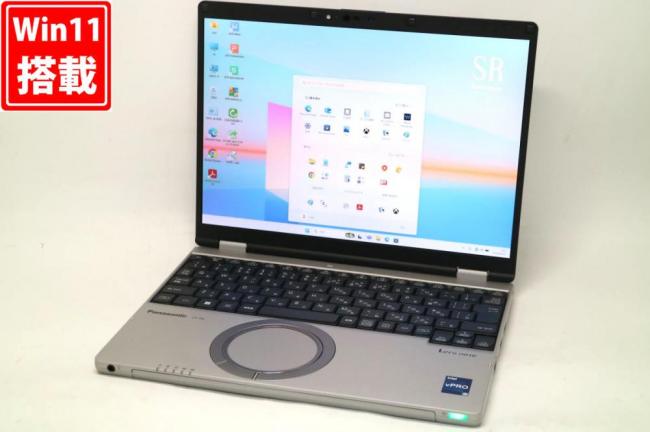 中古良品 フルHD 12.4型 Panasonic Let’s note CF-SR4RDAAS グレー Windows11 10コア 第13世代 i5-1345u 16GB NVMe 256GB-SSD カメラ 無線Wi-Fi6 Office付き 中古パソコン 管:0907h