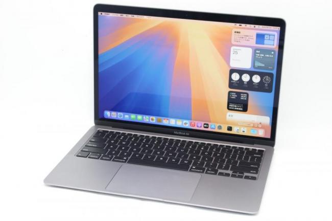 充放電回数1回  良品 2K対応 13.3型 Apple MacBook Air A2179 2020 グレー macOS 15 Sequoia(正規Win11追加可) 第10世代 i3-1000NG4 8GB NVMe 256GB-SSD カメラ 無線 中古パソコン 管:0957h