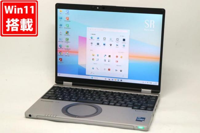 使用1480時間 中古 フルHD 12.4型 Panasonic Let’s note CF-SR4RDAAS グレー Windows11 10コア 第13世代 i5-1345u 16GB NVMe 256GB-SSD カメラ 無線Wi-Fi6 Office付き 中古パソコン 管:1109h