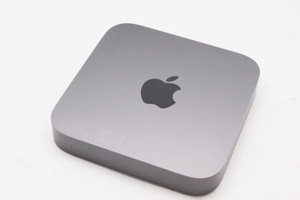 レインボー家電 / 中古美品 Apple Mac Mini A1993 Late-2018 macOS 14 sonoma(正規Win11追加可)  八世代 i7-8700B 16GB NVMe 256GB-SSD 無線 中古パソコン 管:1111h
