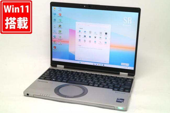使用1970時間 中古 フルHD 12.4型 Panasonic Let’s note CF-SR4RDAAS グレー Windows11 10コア 第13世代 i5-1345u 16GB NVMe 256GB-SSD カメラ 無線Wi-Fi6 Office付き 中古パソコン 管:1135h