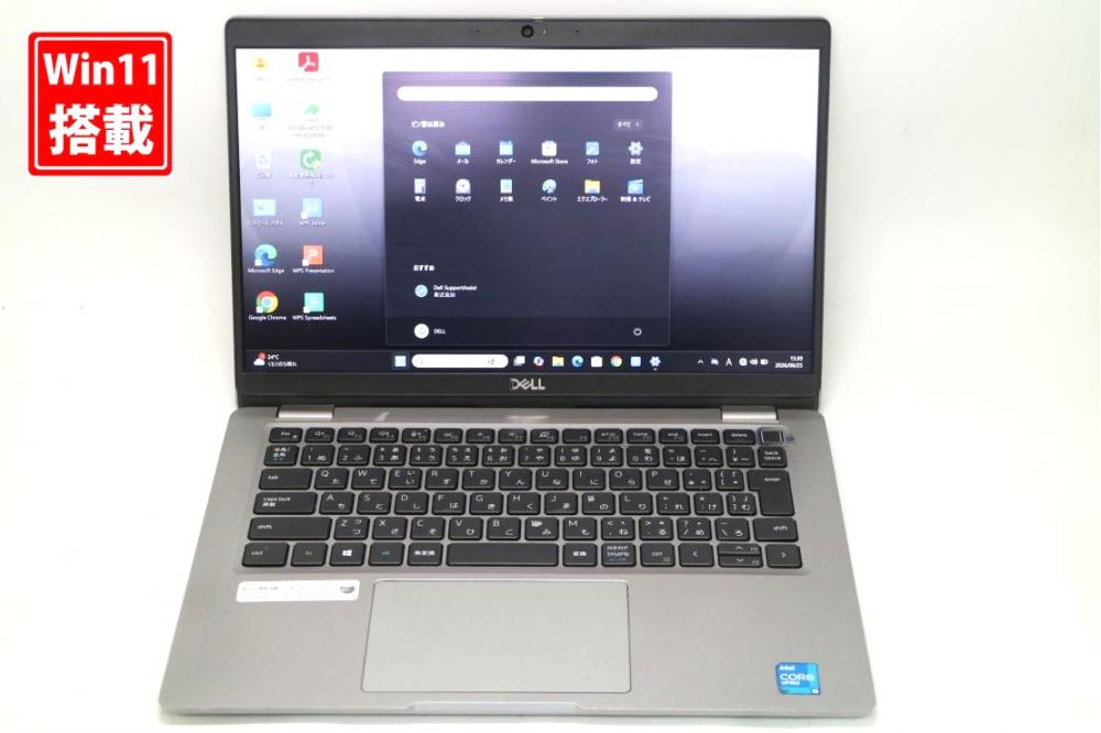 中古 フルHD 13.3型 DELL Latituda 5320 Windows11 第11世代 i5-1145G7 8GB NVMe 256GB-SSD カメラ 無線Wi-Fi6 Office付き 中古パソコン 管:1519s