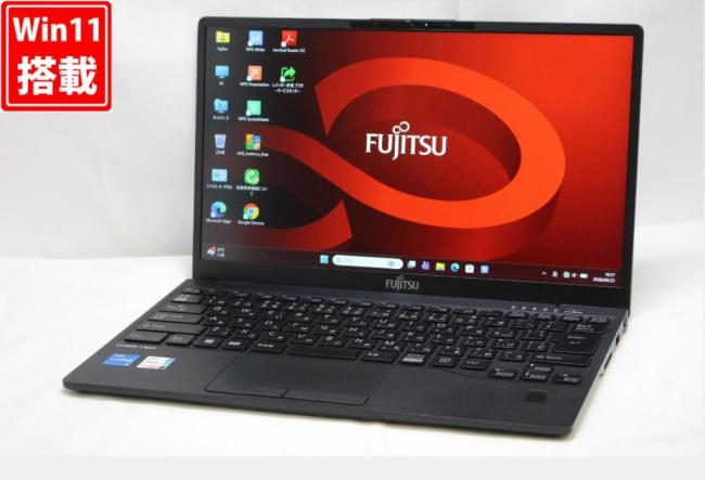 中古 フルHD 13.3型 Fujitsu LIFEBOOK U9312KX Windows11 10コア 第12世代 i5-1235U 16GB NVMe 256GB-SSD カメラ 無線Wi-Fi6 Office付き 中古パソコン 管:1775w