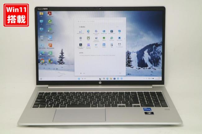 中古 フルHD 15.6型 HP ProBook 450 G9 Windows11 10コア 第12世代 i5-1235u 8GB NVMe 256GB-SSD カメラ 無線Wi-Fi6 Office付き 中古パソコン 管:1855k