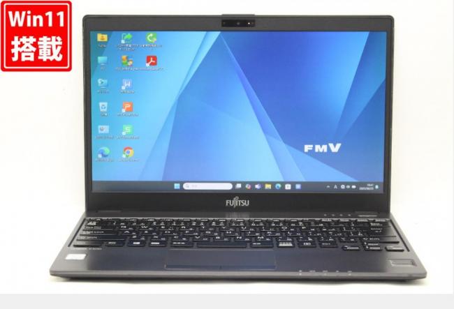 中古良品 フルHD 13.3型 Fujitsu LIFEBOOK U938 Windows11 八世代 i5-8350u 8GB 256GB-SSD カメラ 無線 Office付 中古パソコン  管:0916r