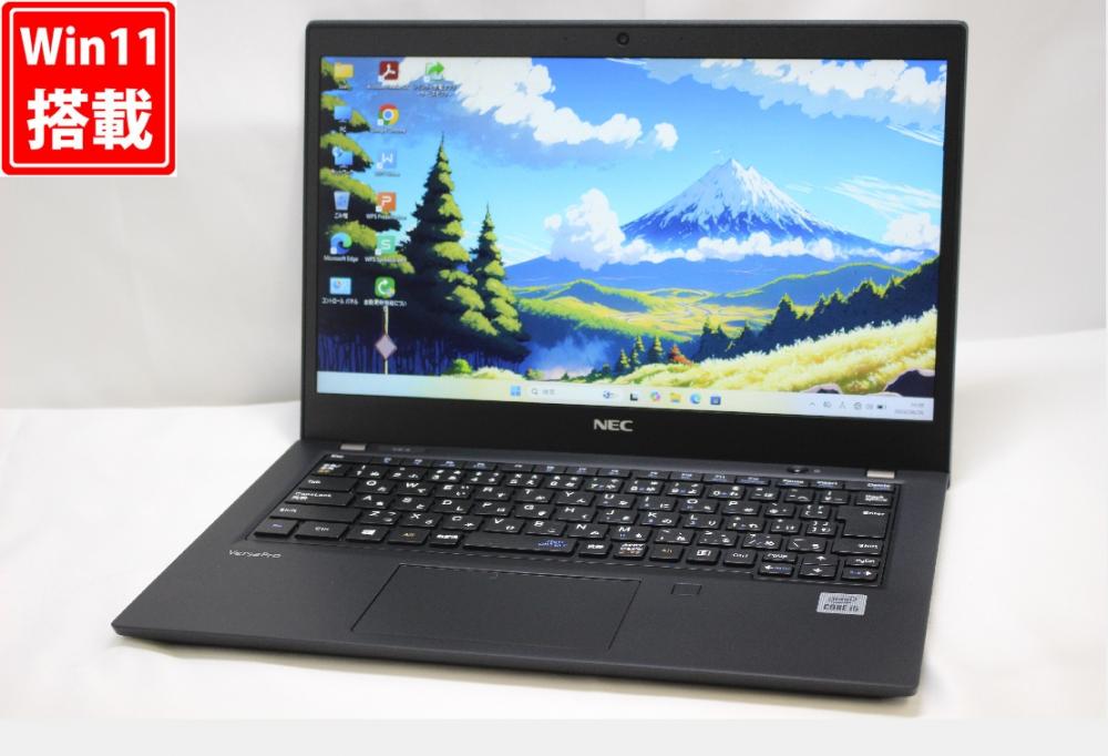 良品 13.3型 NEC VersaPro VKT16B-9 Windows11 第10世代 i5-10210u 8GB NVMe 256GB-SSD カメラ 無線Wi-Fi6 Office付き 中古パソコン 管:1039w