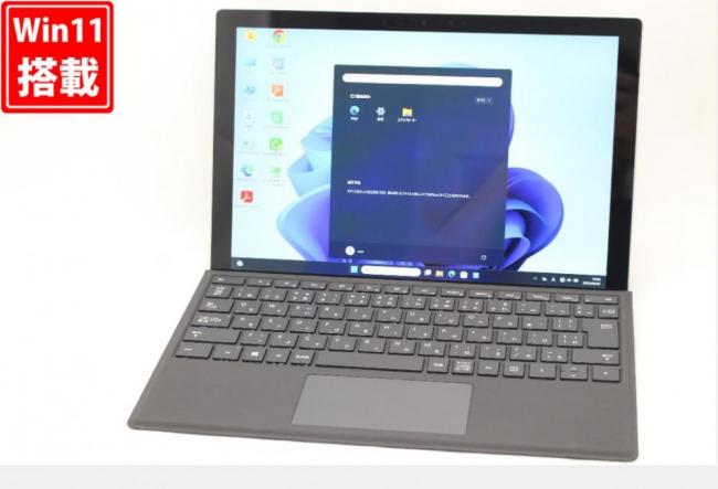 中古 2K対応 タッチ 12.3型 Microsoft Surface Pro 7 Windows11 第10世代 i5-1035G4 16GB NVMe 256GB-SSD カメラ 無線Wi-Fi6 Office付き 中古パソコン 管:1046v