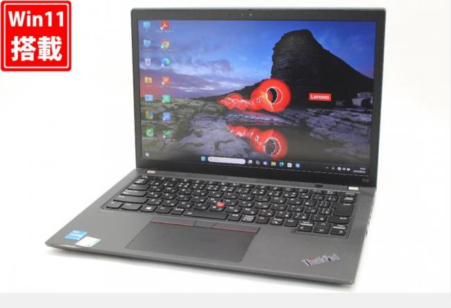 中古 フルHD対応WUXGA 13.3型 Lenovo ThinkPad X13 Gen2 Windows11 第11世代 i5-1135G7 16GB NVMe 256GB-SSD カメラ 無線Wi-Fi6 Office付き 中古パソコン 管:1106w
