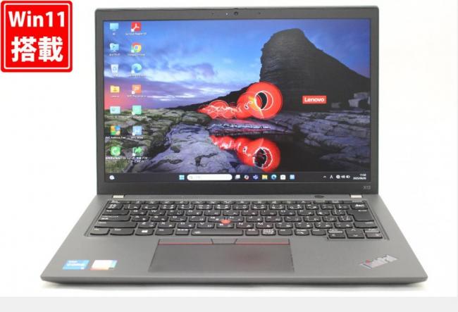 中古良品 フルHD対応WUXGA 13.3型 Lenovo ThinkPad X13 Gen2 Windows11 第11世代 i5-1135G7 16GB NVMe 256GB-SSD カメラ 無線Wi-Fi6 Office付き 中古パソコン 管:1311w