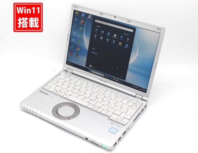 中古良品 フルHD対応WUXGA 12.1型 Panasonic Let's note CF-SZ6Z16VS Windows11 七世代 i7-7600u 16GB 512GB-SSD カメラ 無線 Office付き 中古パソコン 管:1148s