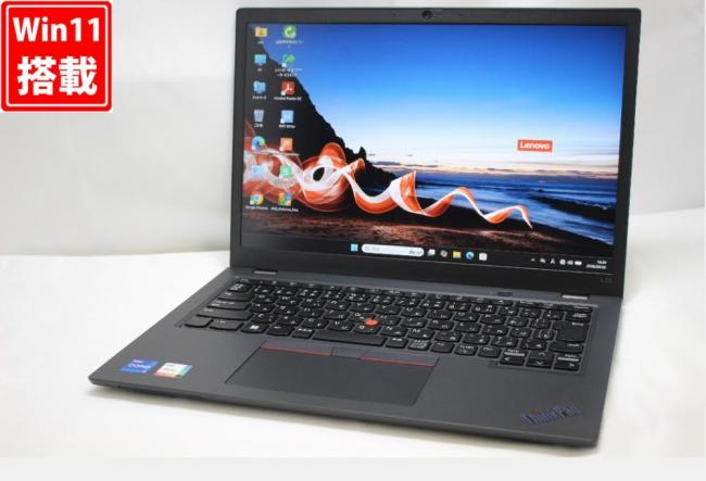 良品 フルHD対応WUXGA 13.3型 Lenovo ThinkPad L13 Gen3 Windows11 10コア 第12世代 i7-1255U 16GB NVMe 256GB-SSD カメラ 無線Wi-Fi6 Office付き 中古パソコン 管:1428w