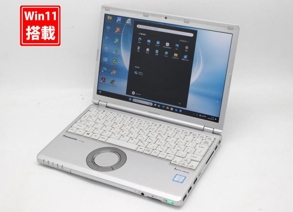 中古良品 フルHD対応WUXGA 12.1型 Panasonic Let's note CF-SZ6Z16VS Windows11 七世代 i7-7600u 16GB 512GB-SSD カメラ 無線 Office付き 中古パソコン 管:1707s