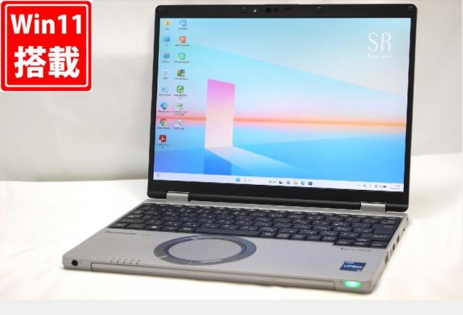 中古良品 フルHD 12.4型 Panasonic Let's note CF-SR3T12AS Windows11 12コア 第12世代 i7-1270P 16GB NVMe 512GB-SSD カメラ 無線Wi-Fi6 Office付き 中古パソコン 管:1867w