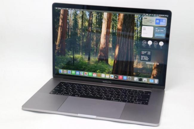 充放電回数42回 美品 2.8K液晶 15.4型 Apple MacBook Pro A1990 Mid-2018 (Touch Bar) グレー macOS 15 Sequoia 第8世代 i7-8750H 16GB NVMe 256GB-SSD Radeon Pro 555x 管:1822h