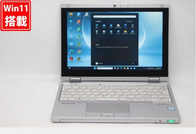 中古 フルHD対応WUXGA タッチ 10.1型 Panasonic Let's Note CF-RZ6RFRVS Windows11 七世代 i5-7Y57 8GB 256GB-SSD カメラ LTE 無線 Office付き 中古パソコン 管:1139v