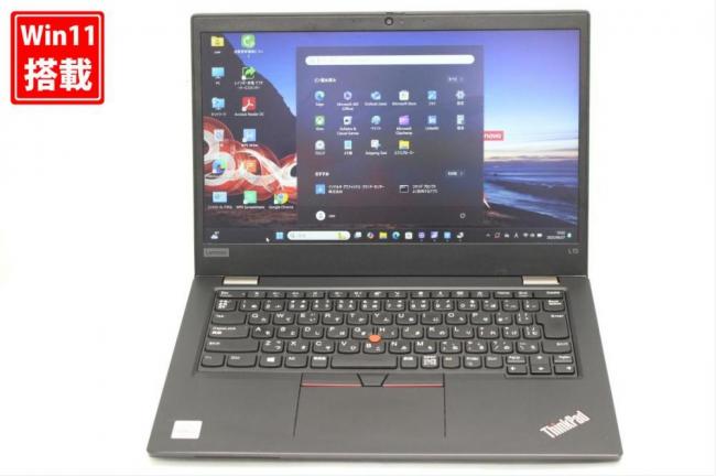 良品 フルHD タッチ 13.3型 Lenovo ThinkPad L13 Windows11 第10世代 i5-10210u 8GB NVMe 512GB-SSD カメラ 無線 Office付き 中古パソコン 管:1514s