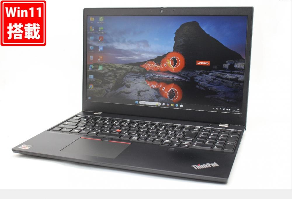 中古 フルHD 15.6型 Lenovo ThinkPad L15 Gen2 Windows11 AMD Ryzen5 PRO 5650U 16GB NVMe 256GB-SSD カメラ 無線Wi-Fi6 Office付き 中古パソコン 管:0967w