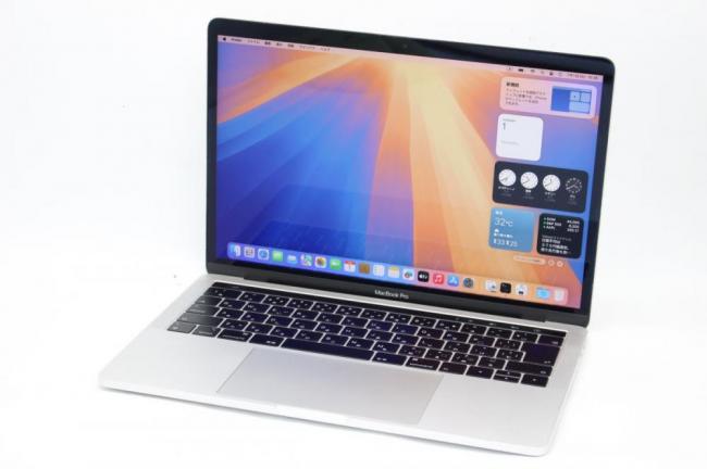 良品 2K対応 13.3型 Apple MacBook Pro 2018 A1989 (TouchBar) macOS 15 Sequoia(正規Win11追加可) 第8世代 i7-8559U 16GB NVMe 512GB-SSD カメラ 無線 中古パソコン 管:1053h