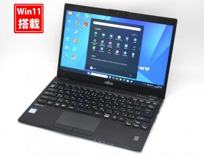 中古 フルHD 13.3型 Fujitsu LIFEBOOK U939A Windows11 第8世代 i5-8365u 8GB 128GB-SSD カメラ 無線 Office付き 中古パソコン 管:1619s