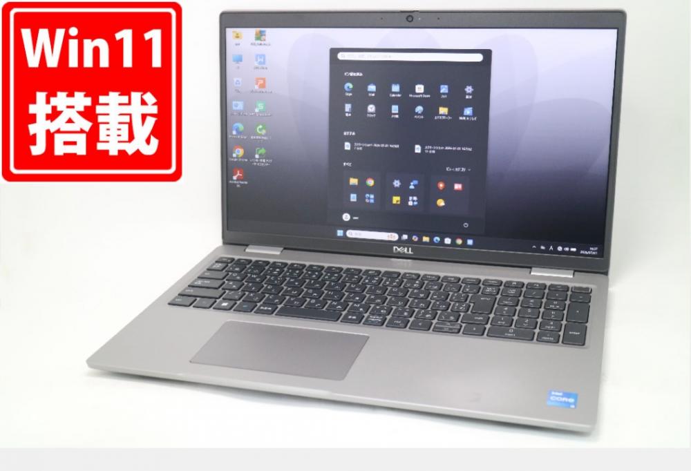 中古美品 フルHD 15.6型 DELL Latitude 5530 Windows11 10コア 第12世代 i5-1245U 8GB NVMe 512GB-SSD カメラ 無線 Office付き 中古パソコン 管:1642m