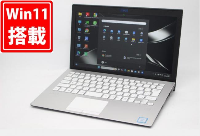 428時間 中古 フルHD 11.6型 SONY VAIO VJPF11C11N Windows11 第8世代 i5-8250u 8GB 256GB-SSD カメラ 無線 Office付き 中古パソコン 管:1816m