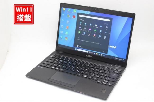 中古良品 フルHD 13.3型 Fujitsu LIFEBOOK U939A Windows11 第8世代 i5-8365u 8GB 128GB-SSD カメラ 無線 Office付き 中古パソコン 管:1722s