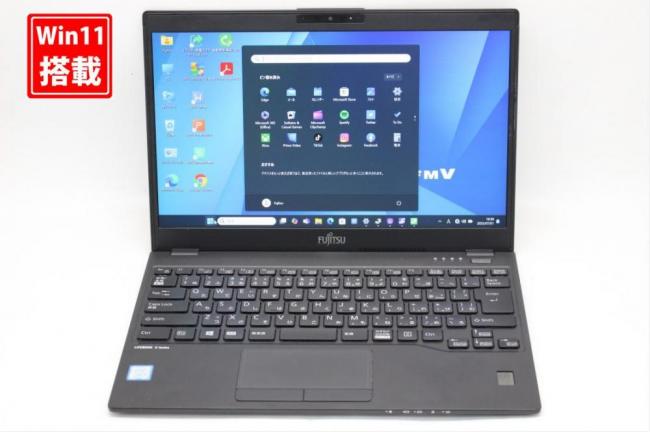 中古 フルHD 13.3型 Fujitsu LIFEBOOK U939A Windows11 第8世代 i5-8365u 8GB 128GB-SSD カメラ 無線 Office付き 中古パソコン 管:1813s