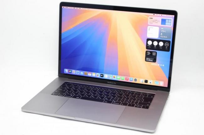 充放電回数55回  中古 2K対応 15.4型 Apple MacBook Pro A1990 Touch 2019 グレー macOS 15 Sequoia(正規Win11追加可) 第9世代 i7-9750H 16GB NVMe 512GB-SSD Radeon Pro 555X 管:0948