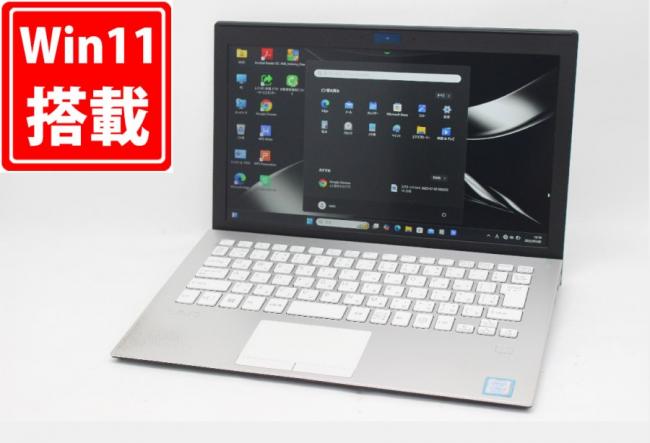 中古良品 フルHD 11.6型 SONY VAIO VJPF11C11N Windows11 第8世代 i5-8250u 8GB 256GB-SSD カメラ 無線 Office付き 中古パソコン 管:1023m